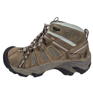 Keen Women's Voyageur Brown Leather Hiking Boots Size 8.5